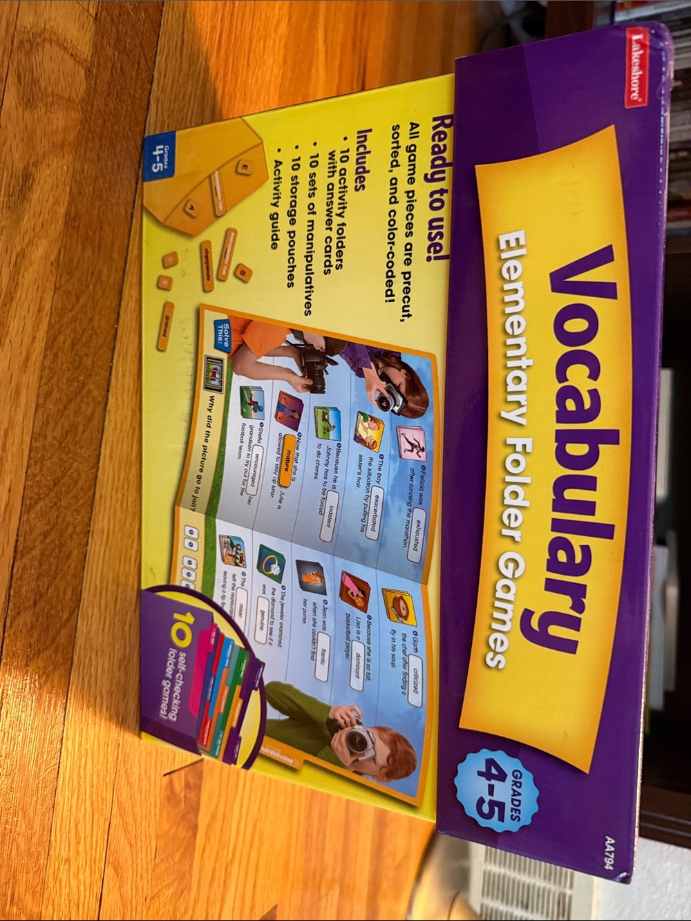 Lakeshore Vocabulary Elementary Folder Games 4th/5th grade